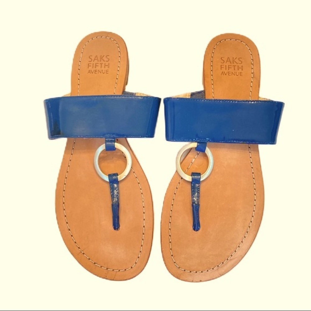 Saks Fifth Avenue Leather Sandals